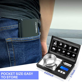 THINKSCALE auto-off saves battery when idle.
