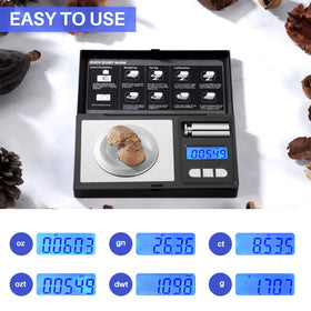 THINKSCALE backlit LCD enables easy readings in low light.