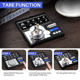 THINKSCALE portable compact size fits easily in a pocket.
