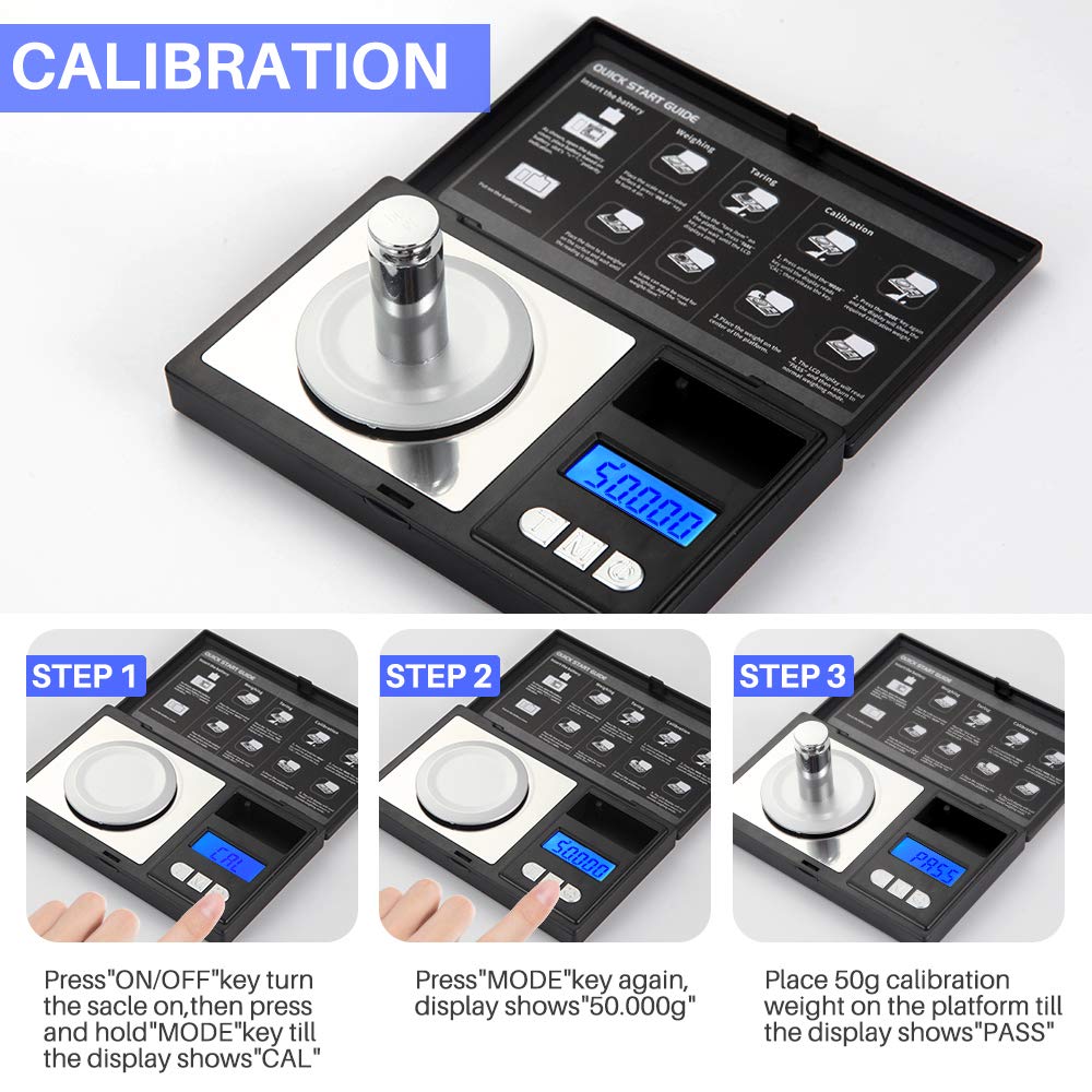 THINKSCALE six-unit mode switch enables versatile weighing.