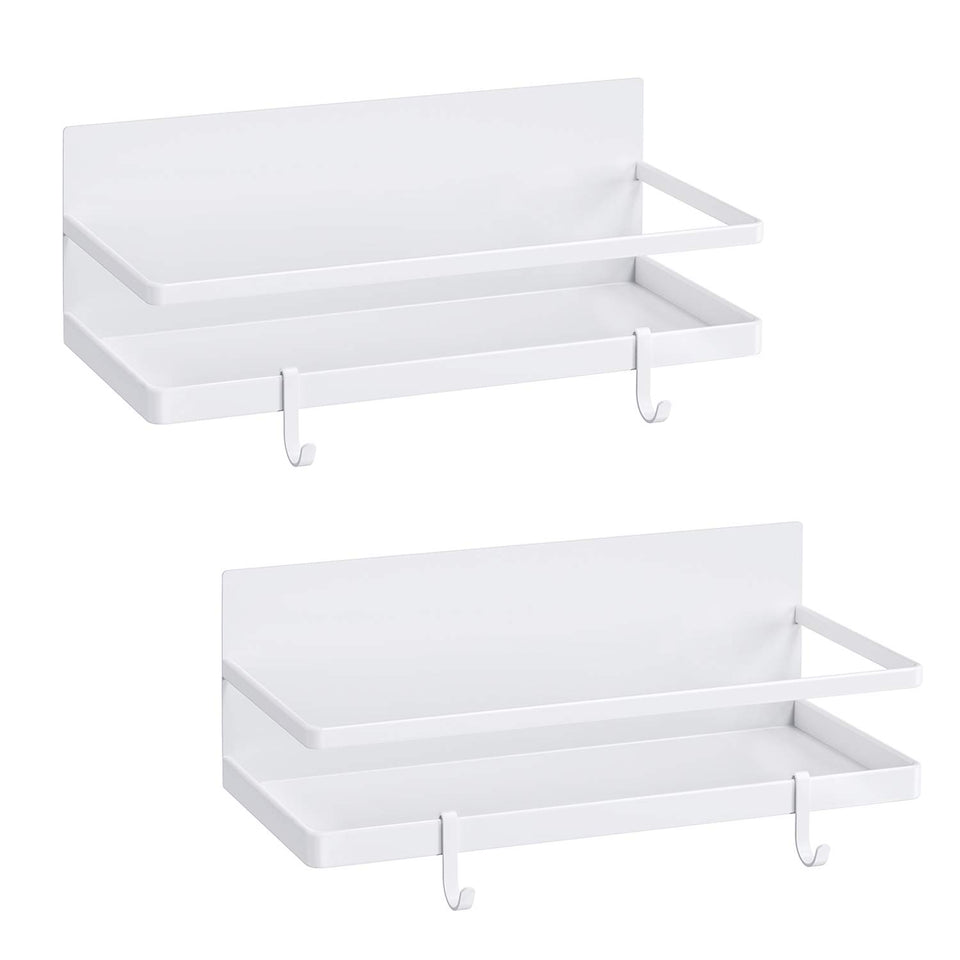 Thipoten magnetic spice rack side-mount keeps spices within reach and declutters countertops.