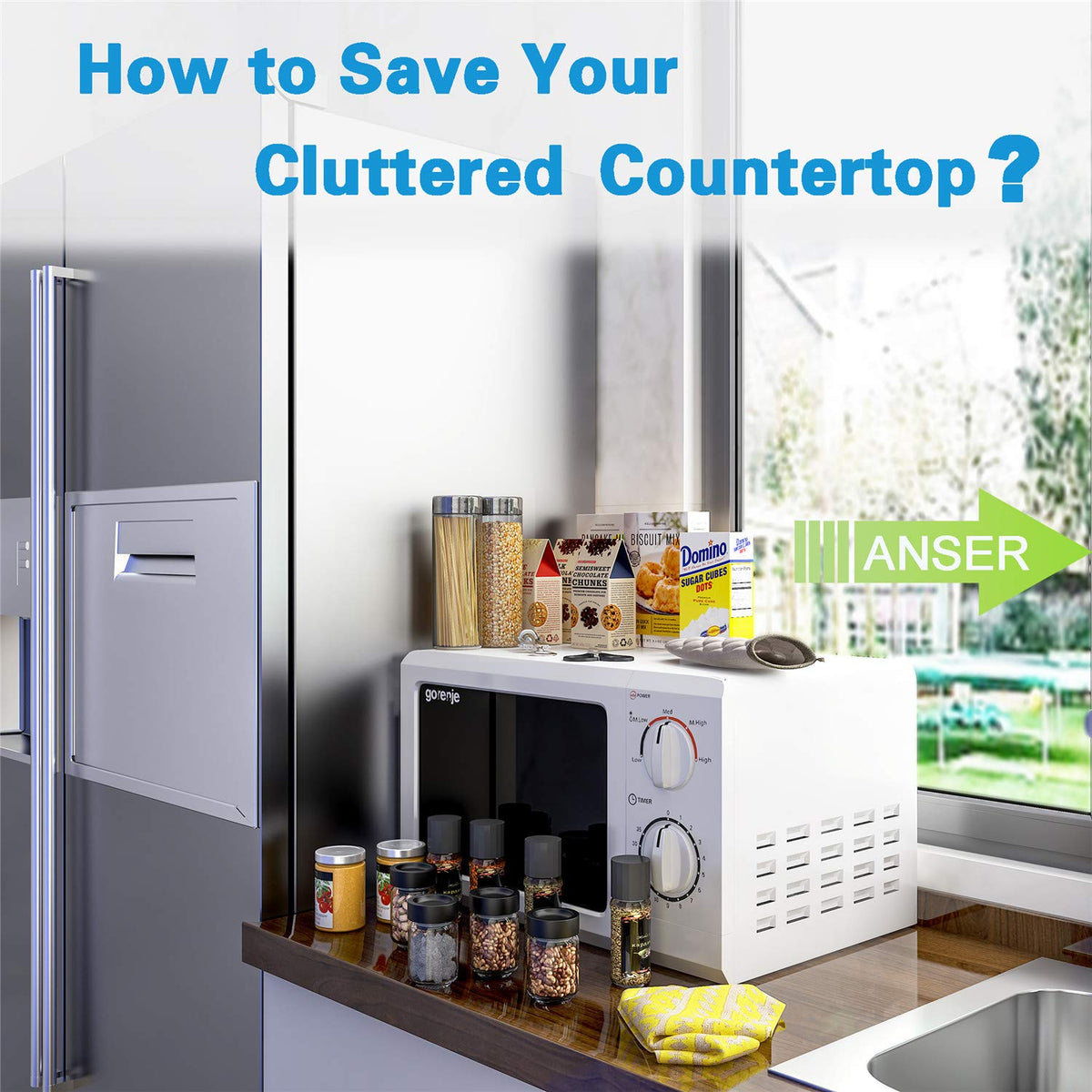 Thipoten space-saving kitchen solution showcases compact footprint for small spaces.