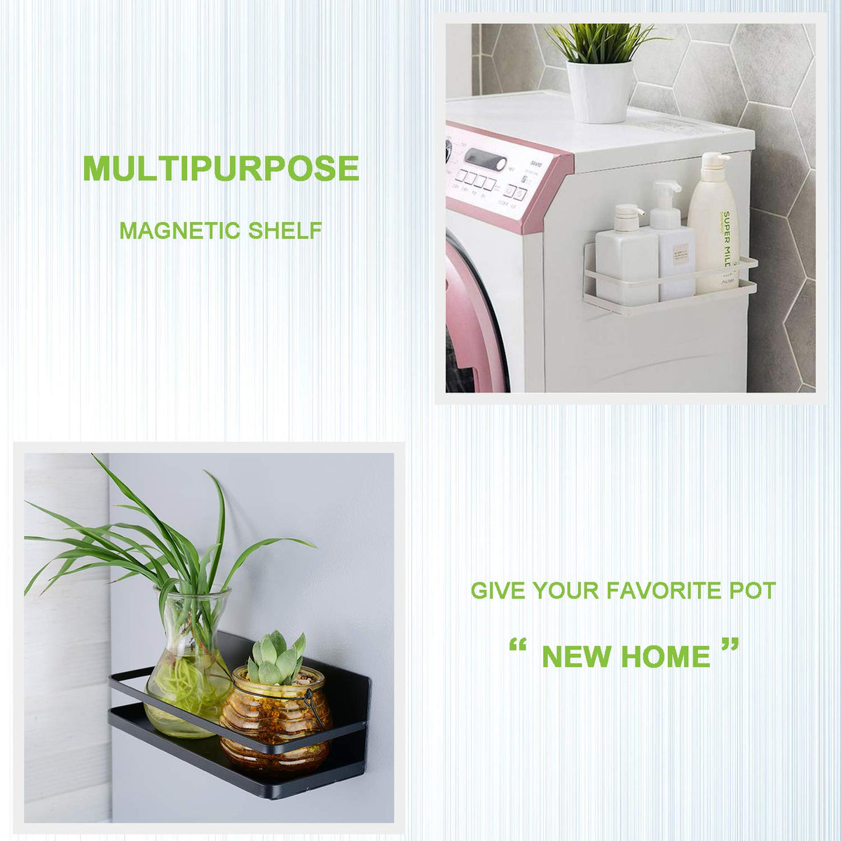Thipoten two-hook feature provides quick-access utility for utensils and keys.