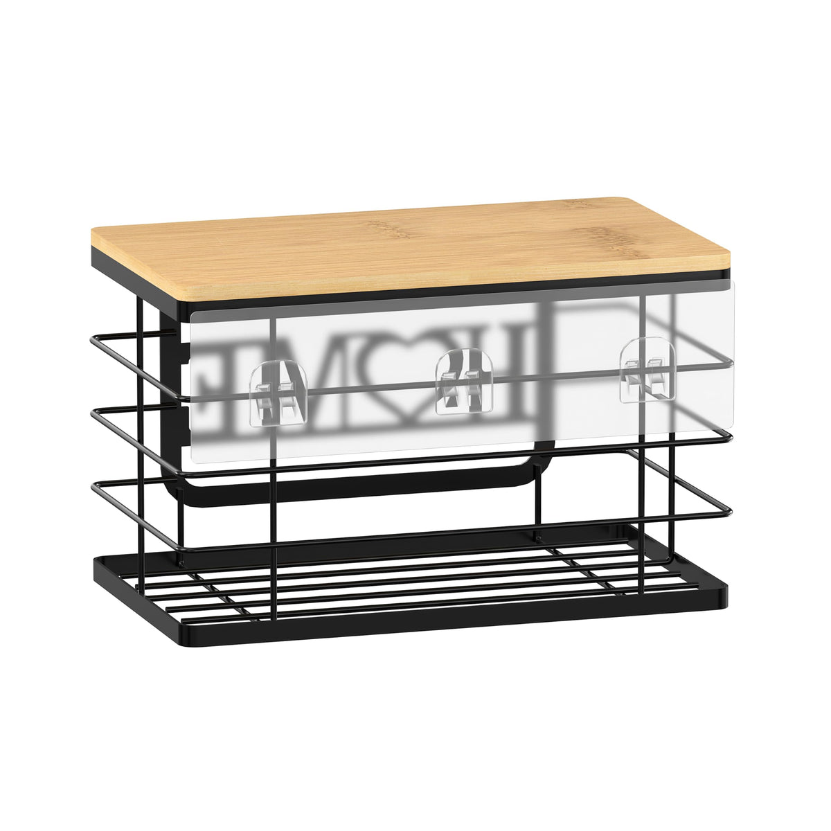 Thipoten two-shelves XL-L capacity keeps standard bags within reach.