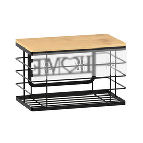 Thipoten two-shelves XL-L capacity keeps standard bags within reach.