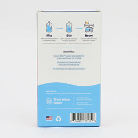 Third Wave Water five-gallon sticks brew setup improves flavor clarity and reduces scale buildup.