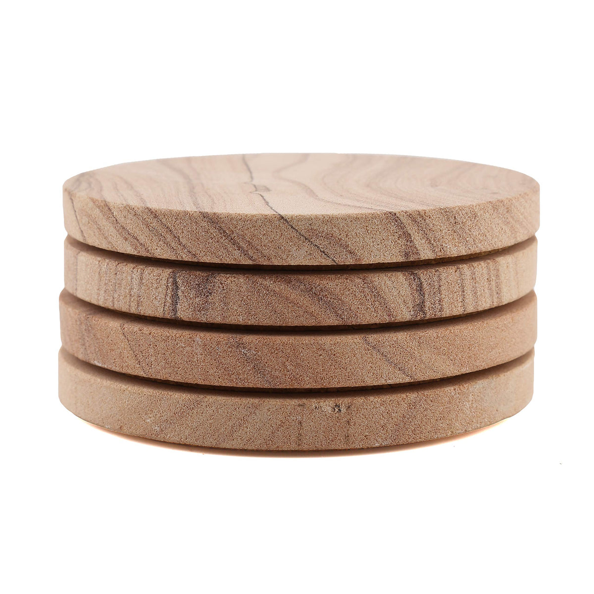 Thirstystone Cinnabar natural sandstone texture adds earthy style while guarding surfaces.
