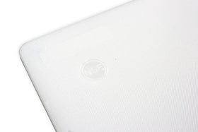 Thirteen Chefs cutting board easy to clean, hygienic prep surface.
