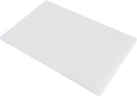 Thirteen Chefs cutting board on counter with slip-resistant base for stability
