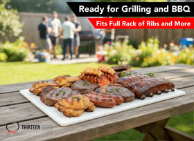 Thirteen Chefs extra large cutting board heat tolerance up to 200F in dishwashers