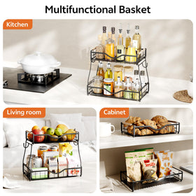 THKVESN open-wire design promotes airflow to keep produce fresh.
