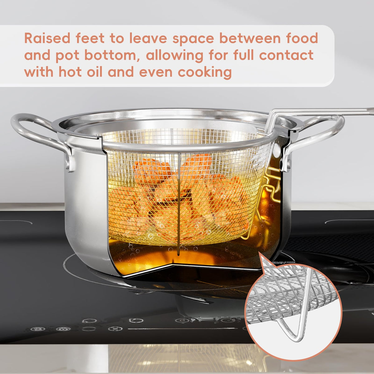THORSES 3-in-1 system enables frying, cooking, and stewing.