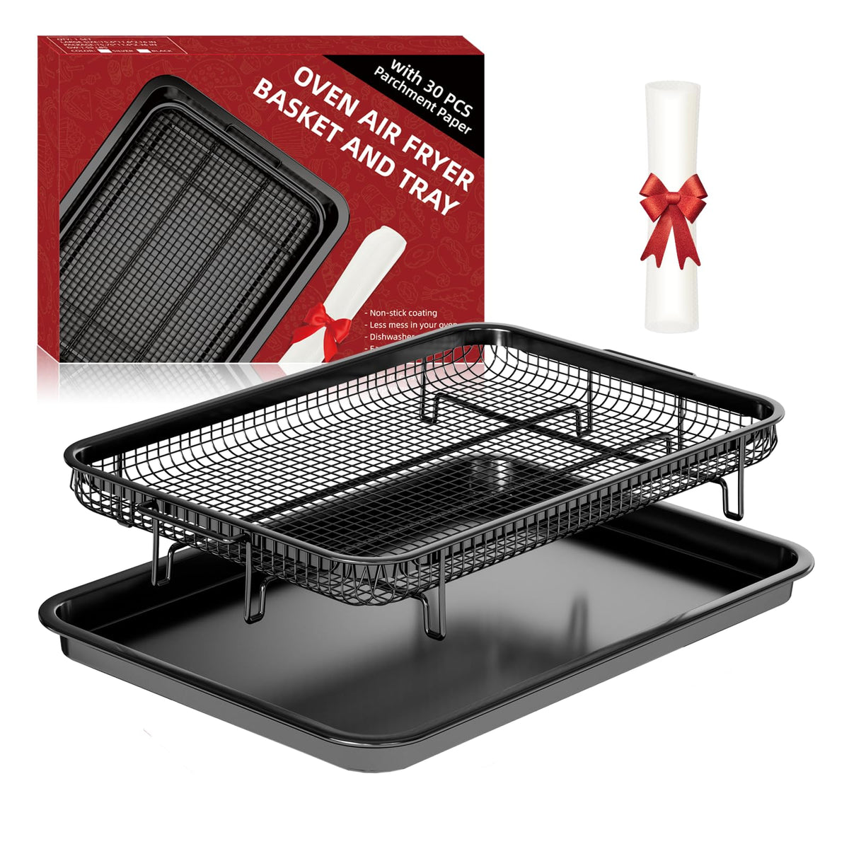 THORSES air fryer basket large oven setup for family-sized batches