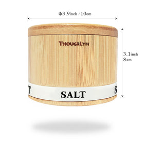 ThougrLyh small spice box fits crowded counters and stacks neatly.