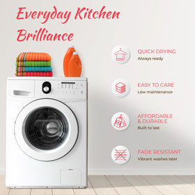 THREAD SPREAD machine washable towels simplify care and everyday reuse.
