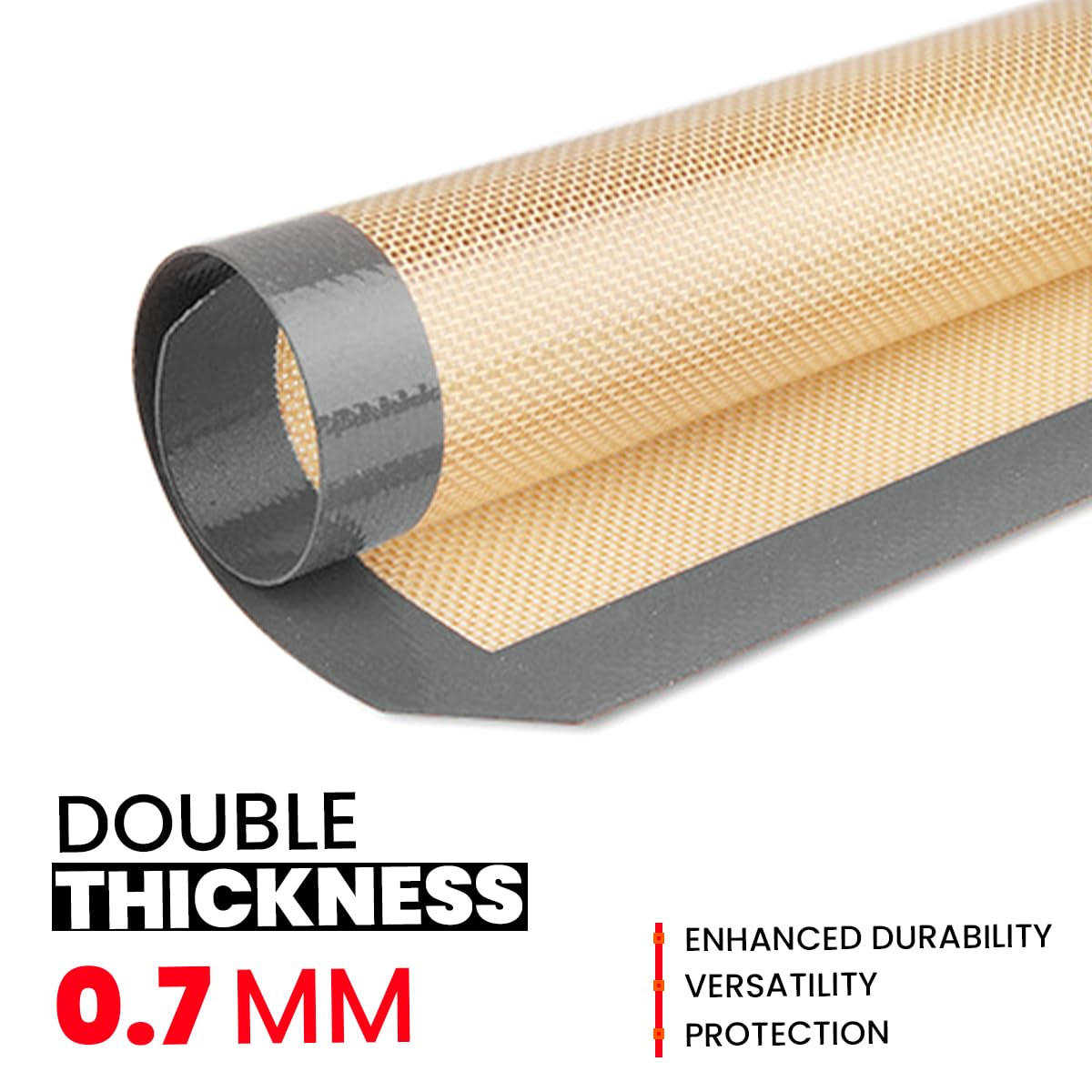 ThreadNanny non-stick baking mats prevent sticking, easing cleanup after delicate pastries.