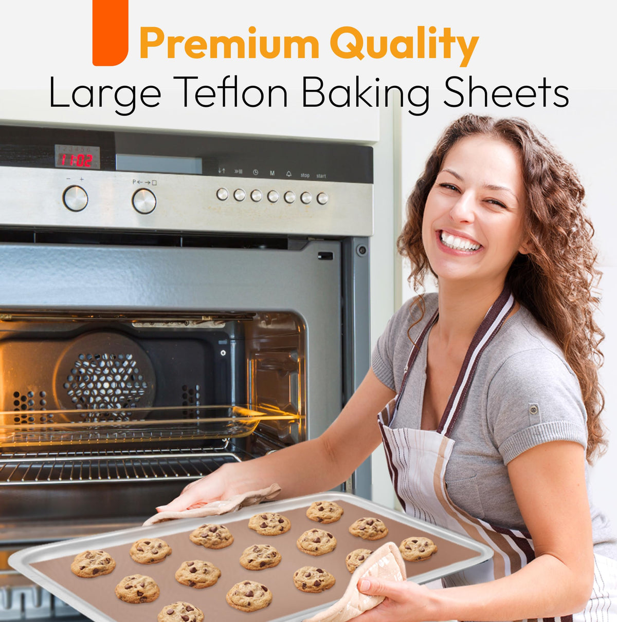 ThreadNanny non-stick baking surface keeps cookies and pastries pristine