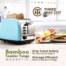 Three Way Cut Toaster Tongs makes a thoughtful gift idea for cooks.