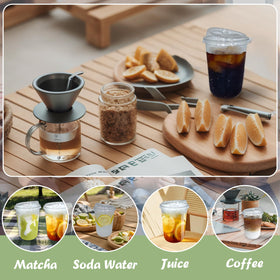 Thrseely crystal-clear PET material displays foam and color vividly.