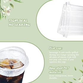 Thrseely reinforced-base cup prevents tipping during busy service.