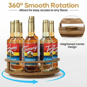 THYGIFTREE center-flavor display highlights a favorite syrup at the top.