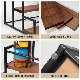 THYGIFTREE coffee bar display adds style while keeping essentials organized.