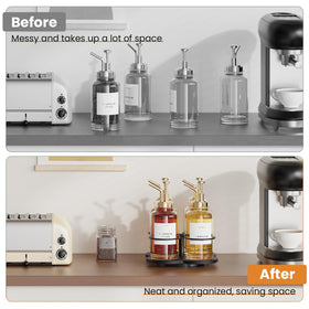 THYGIFTREE smooth swivel bearing enables effortless rotation during busy mornings.