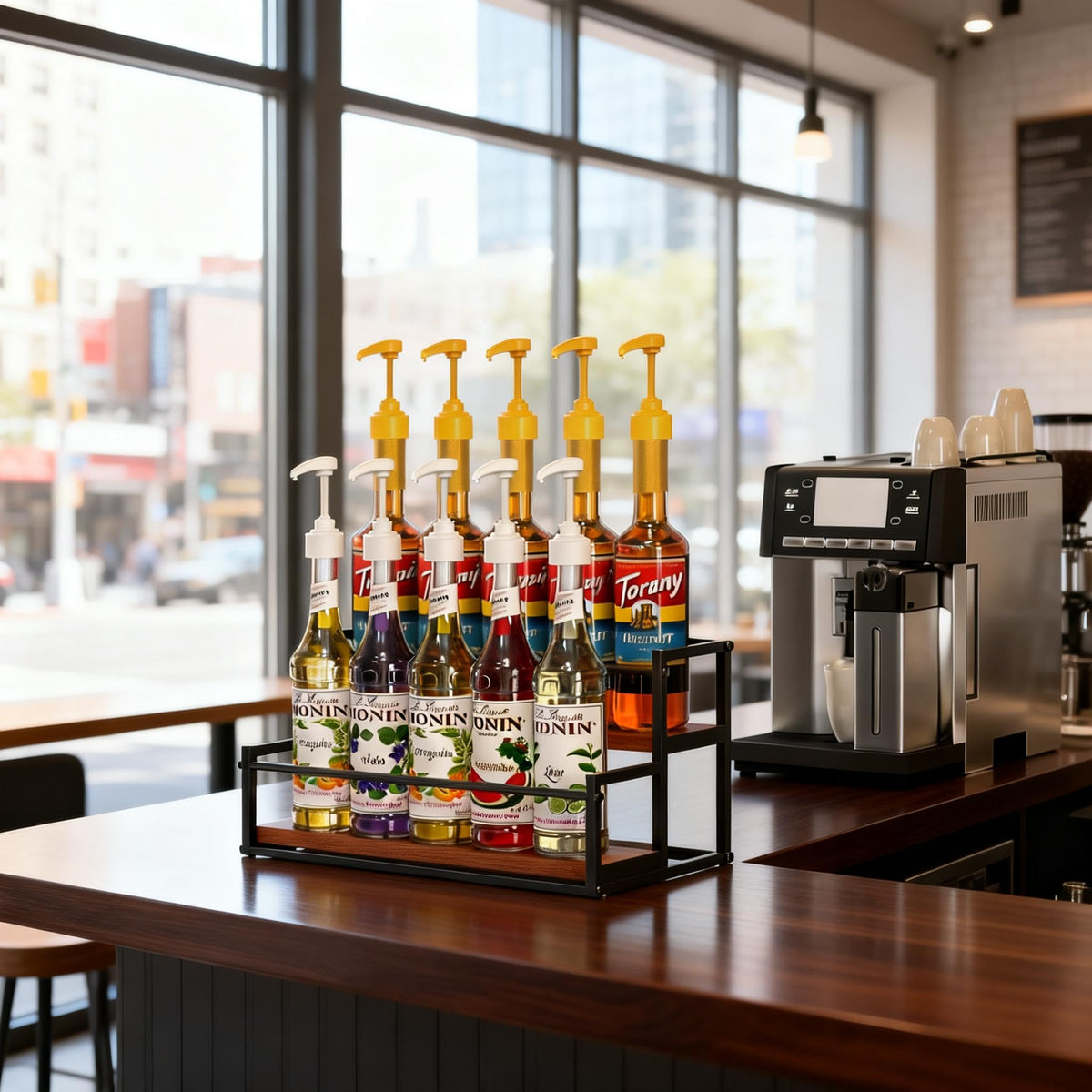 THYGIFTREE two-tier design maximizes vertical storage without clutter.