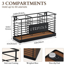 THYGIFTREE anti-slip design guards against tipping and protects countertops during busy cooking.