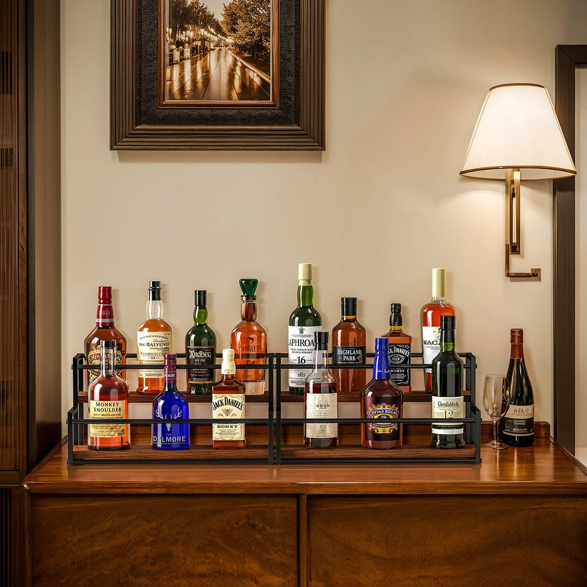 THYGIFTREE versatile use as syrup organizer or spice rack in kitchens.