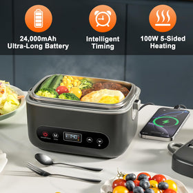 THZDMI lunch box features intelligent timing for prepped meals ready when you are.