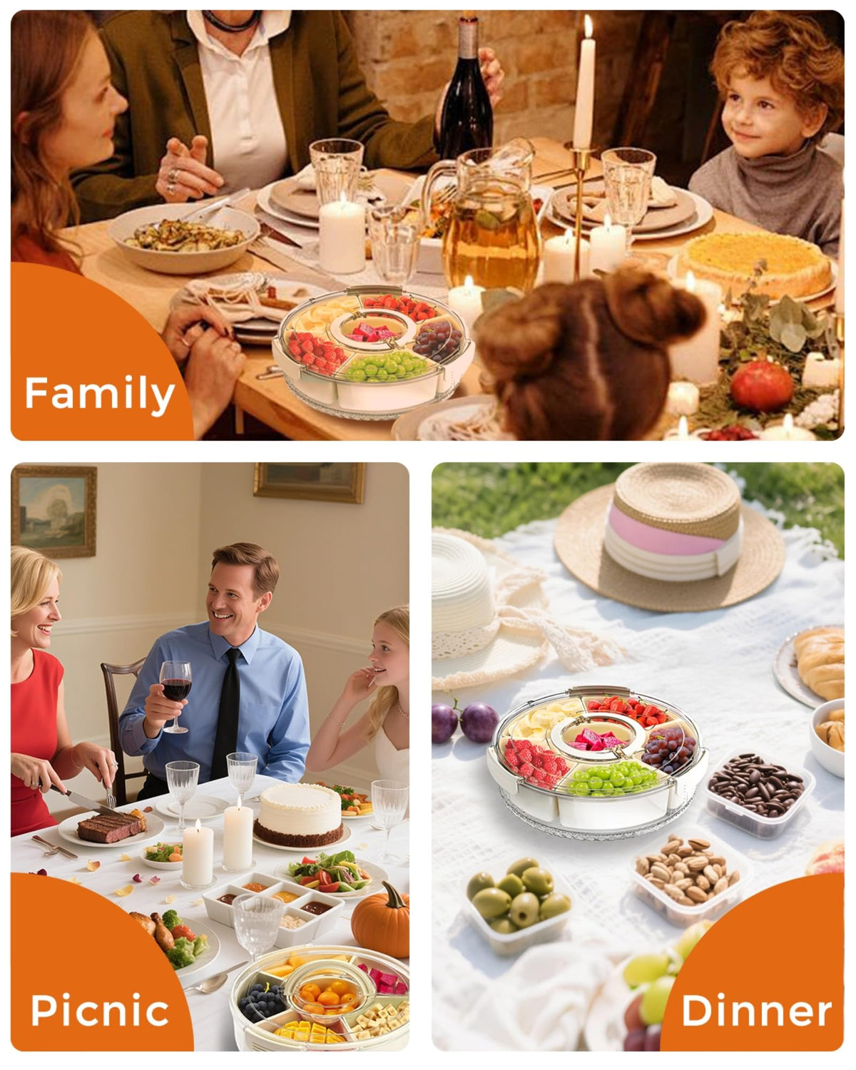TianfuSpanda fridge-friendly tray doubles as a compact organizer.