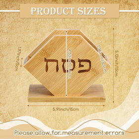 Tiangrid matzah holder on dining table provides stable decorative storage