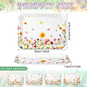 Tiangrid melamine trays offer durable, lightweight hosting for casual gatherings