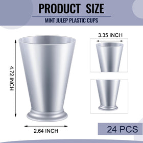 Tiangrid mint julep cup side view, durable and stylish