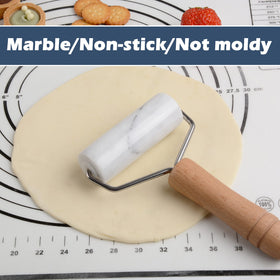Tianman rolling pin featuring a sturdy stainless frame for durability.