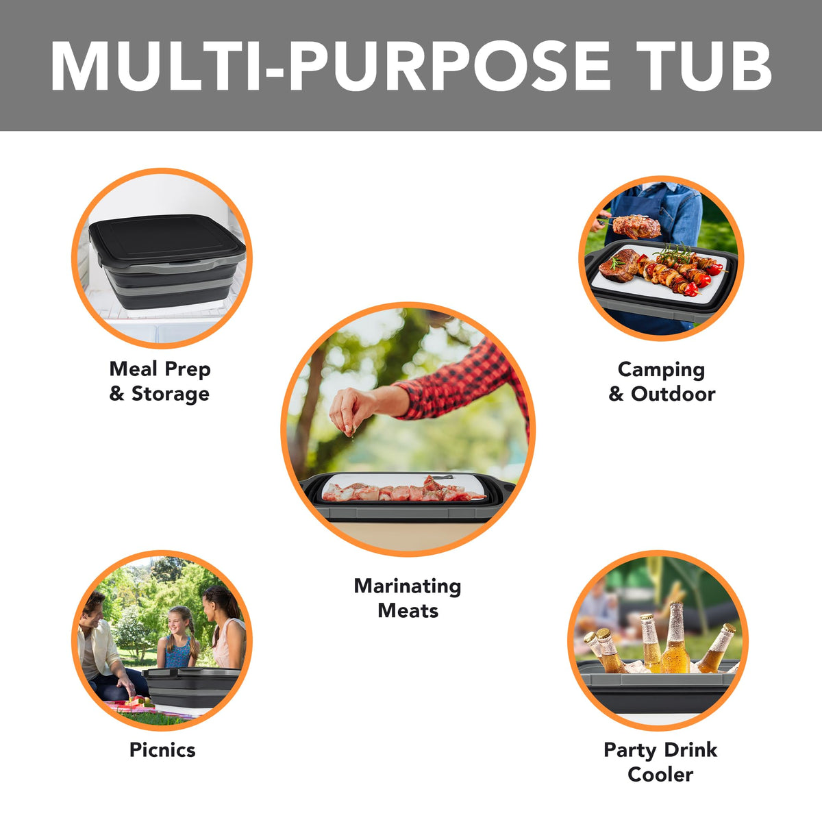 Tiawudi 2.11 gallon capacity helps manage larger prep batches
