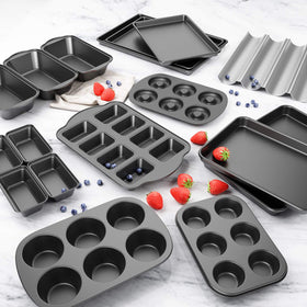 Tiawudi baguette pan two-pack side-by-side layout saves time