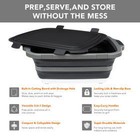 Tiawudi 3-in-1 sink feature supports washing, cutting, and drying.