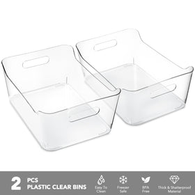 Tiawudi BPA-free durable plastic bin for versatile storage use.