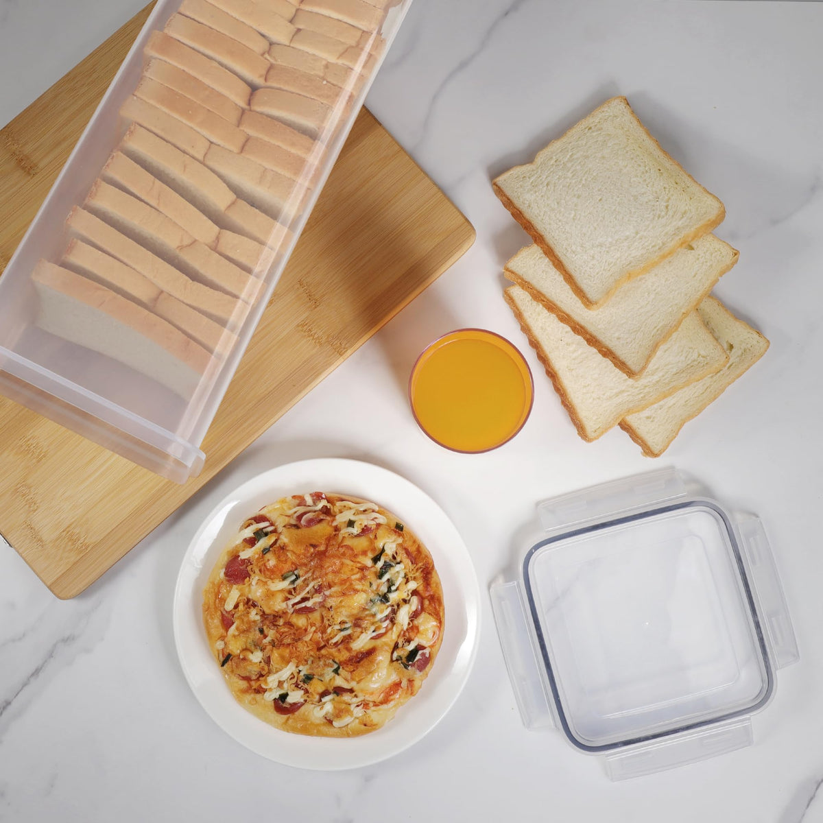 Tiawudi bread box two-pack with lifetime guarantee.