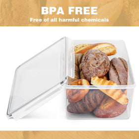 Tiawudi bread box silicone gasket provides moisture protection