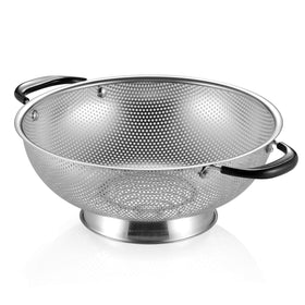 Tiawudi 18/8 stainless colander, rust-free for pasta draining.