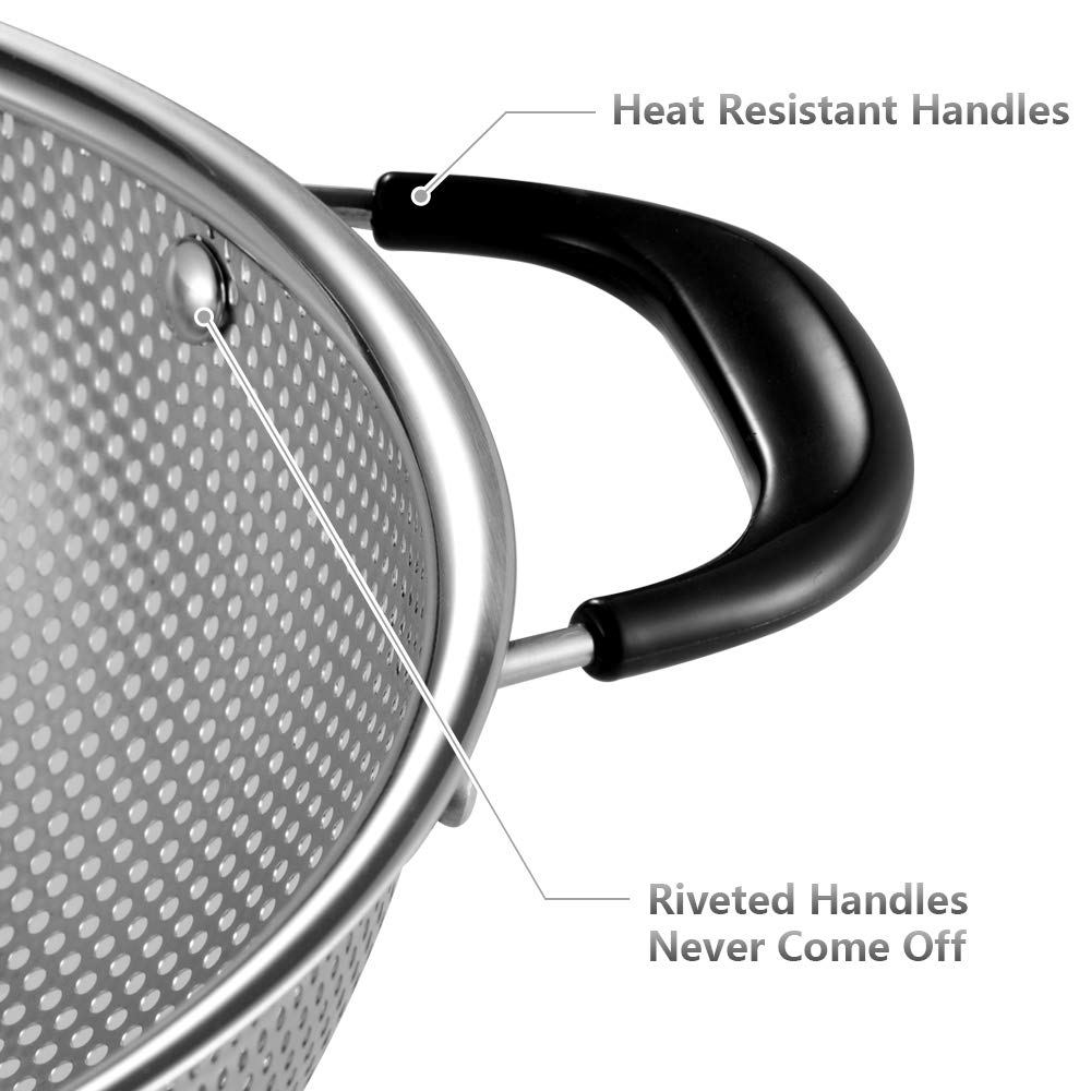 Tiawudi micro-perforations speed draining and prevent splashes.