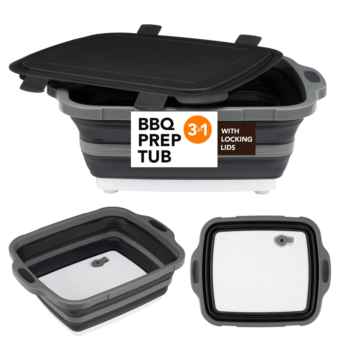 Tiawudi collapsible cutting board extended mode for stable meal prep