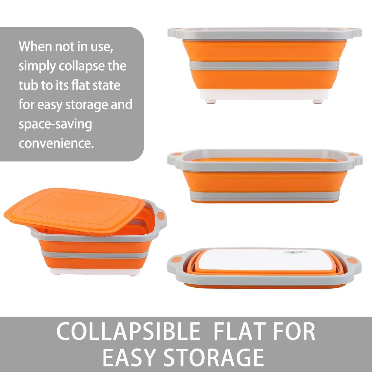 Tiawudi collapsible sink expanded to 8L for washing dishes.