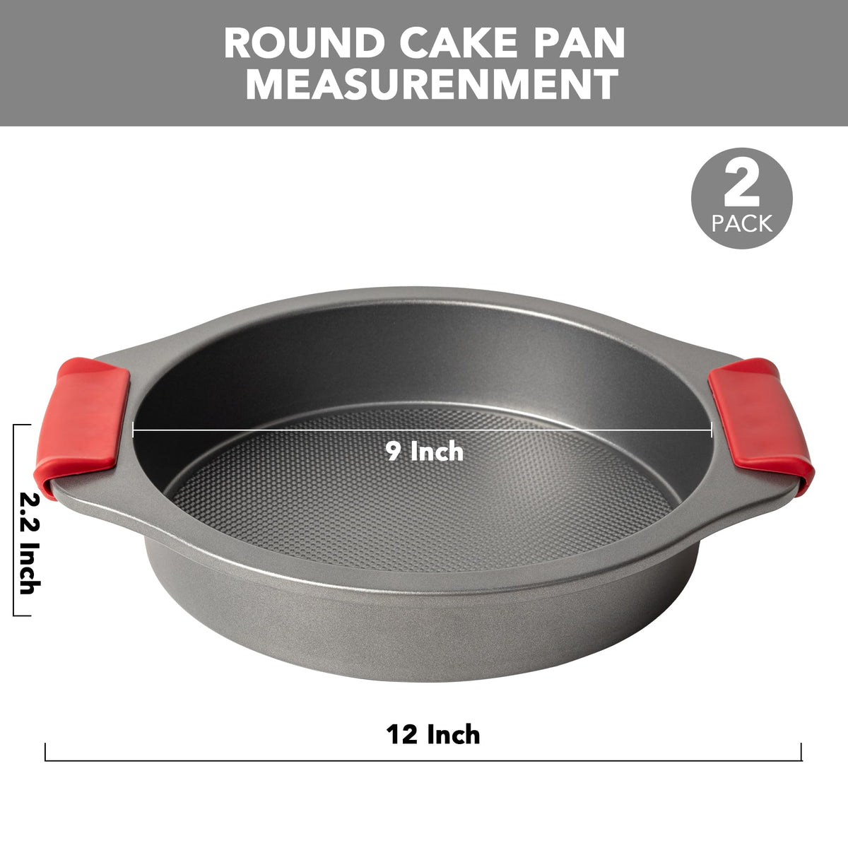 Tiawudi diamond texture base cake pan enhances nonstick release and airflow