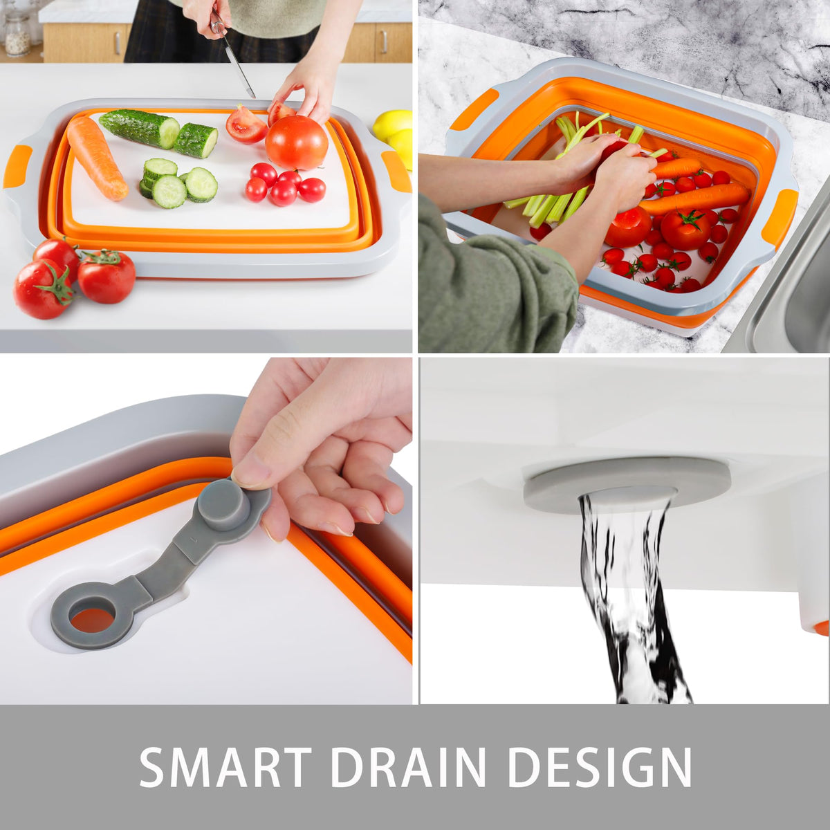 Tiawudi dish basin for kitchen washing and organization