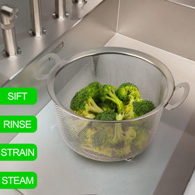 Tiawudi dishwasher-safe strainer for easy cleaning after meals.