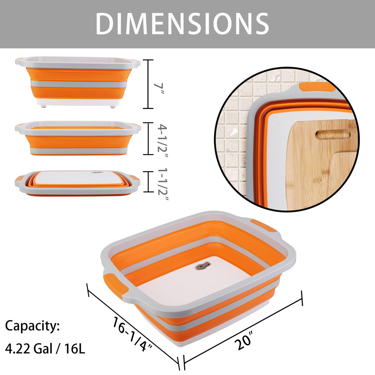 Tiawudi folded cutting-board setup provides a compact prep surface